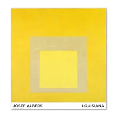 JOSEF ALBERS / HOMAGE TO THE SQUARE: YELLOW CLIMATE(1961)